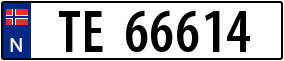 Truck License Plate